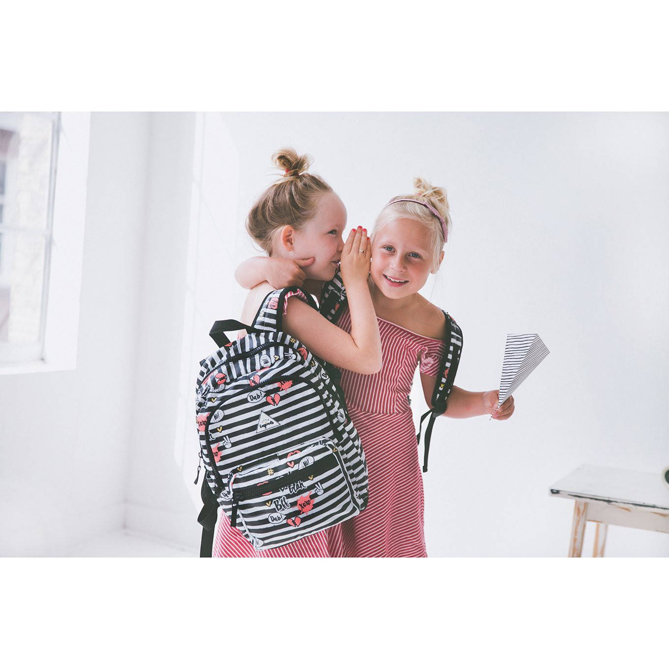 Little Legends rugzak BFF zwart/wit