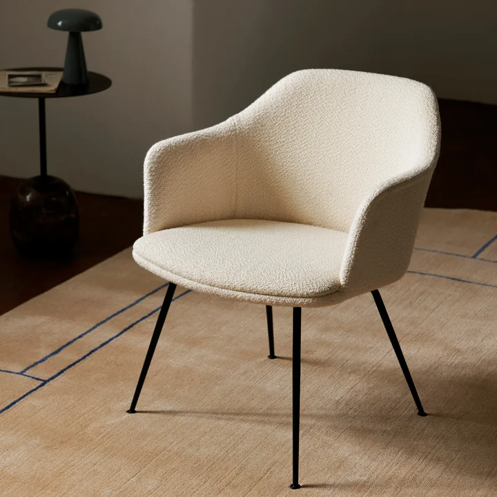 &Tradition - Rely HW104 Lounge Stuhl, schwarz / Hallingdal 227