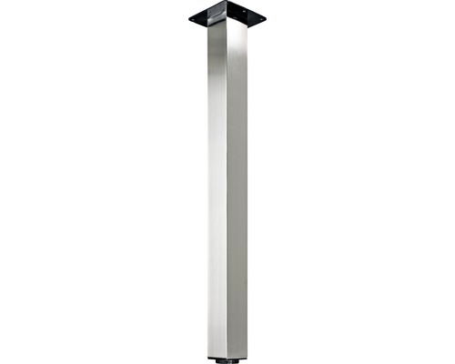 Meubelpoot Mella, RVS afwerking, RVS look, 60x60x700 mm, draagvermogen 100 kg