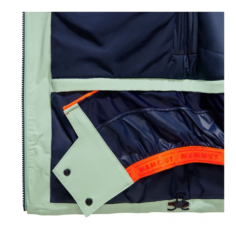 Mammut STONEY HS THERMO - Veste Femme neo mint/marine
