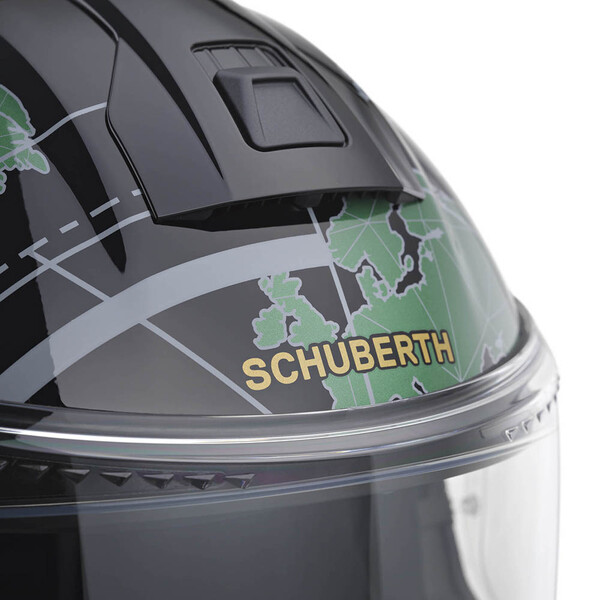 Schuberth - Casque C5 Globe Noir / Vert / Brillant