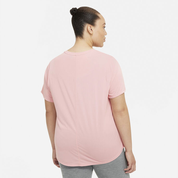 Nike Dri Fit One Traenings T Shirt Plus Size Pink