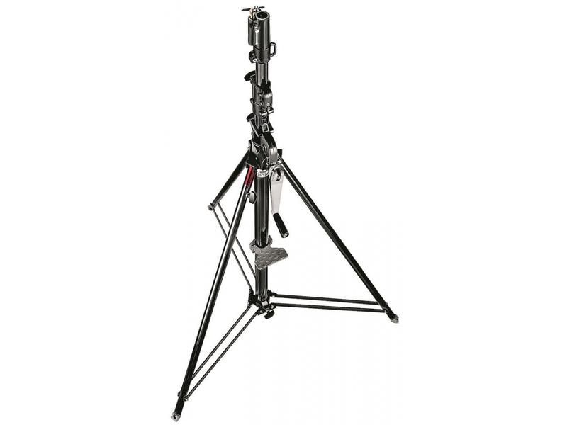 Manfrotto Stativ Wind-Up 087NWB Lampenstativ mit 3 Sektionen