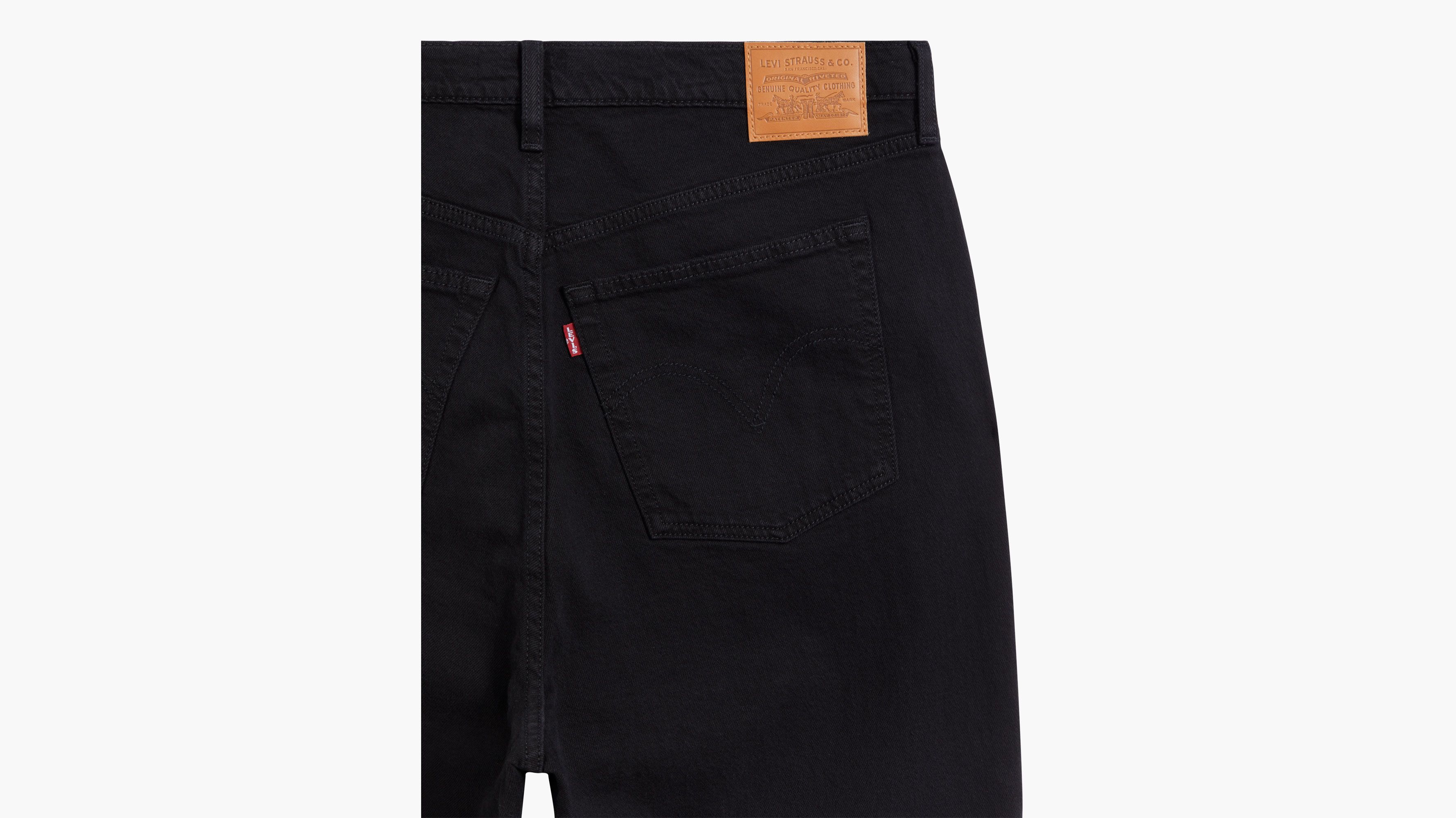Jean droit Ribcage Ankle (Plus) - Black Sprout - Noir