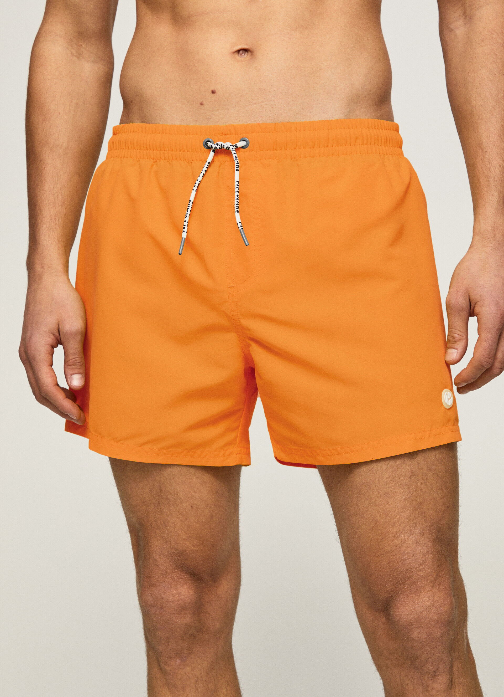 Maiô Finn Plain Bermuda - laranja
