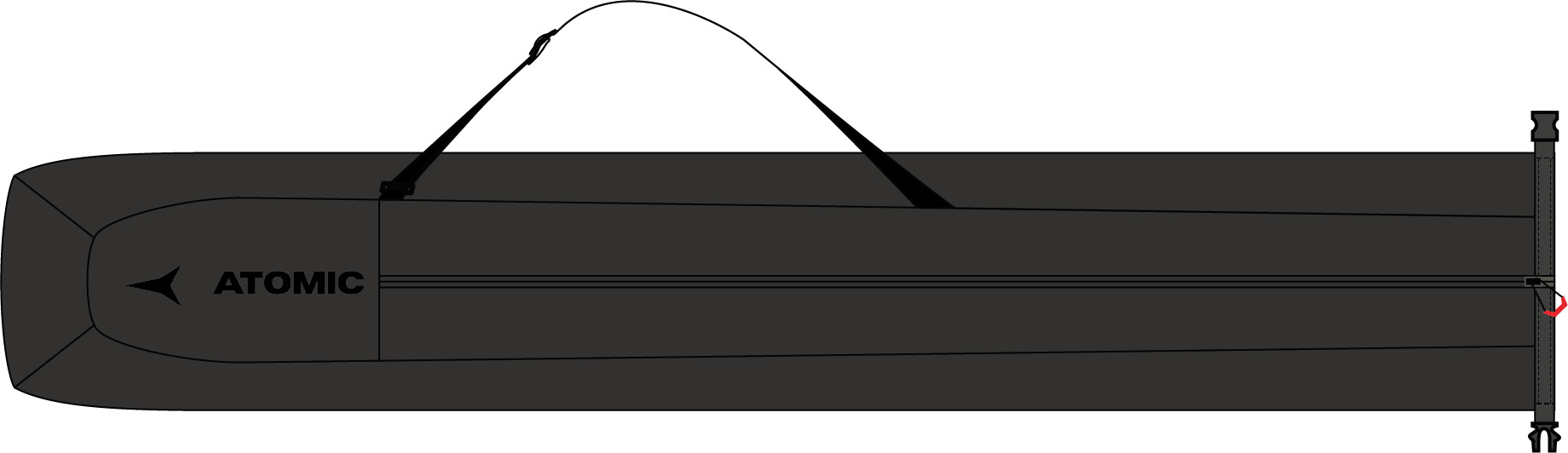 Atomic SKI SLEEVE BLACK