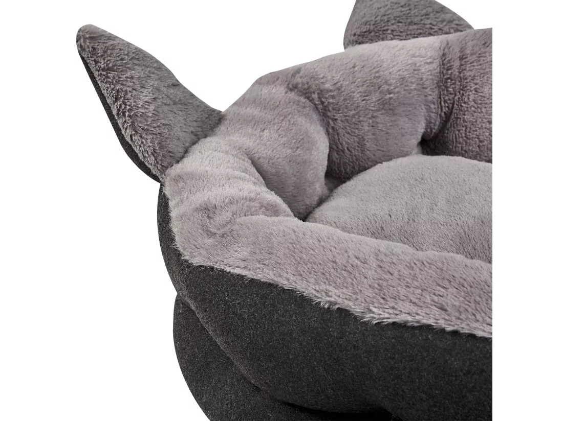 Lit pour animal KEPEZ Tissu Gris