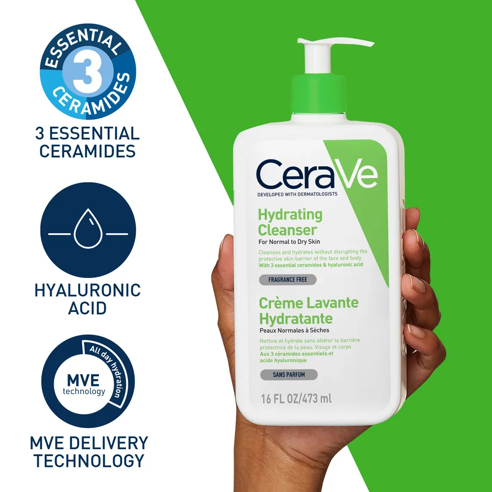 CeraVe Hydrating Cleanser - 473 ml