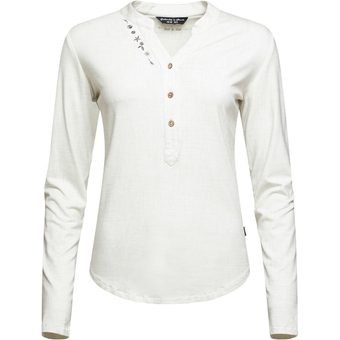 Chillaz Sonnblick Bluse Creme Damen