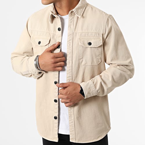 Surchemise En Jean 2110 Beige