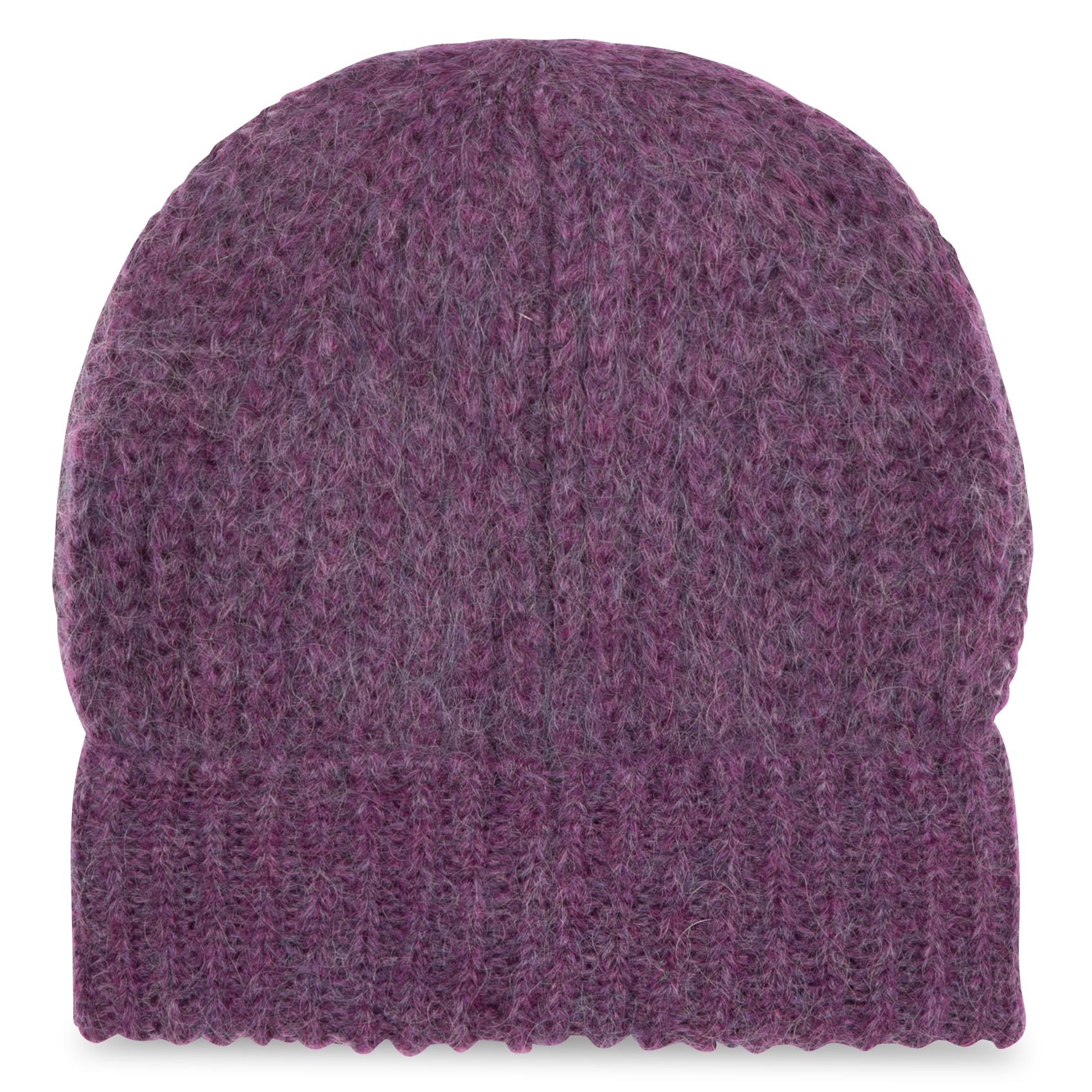 ABI - Bonnet à revers en laine mélangée | Violet