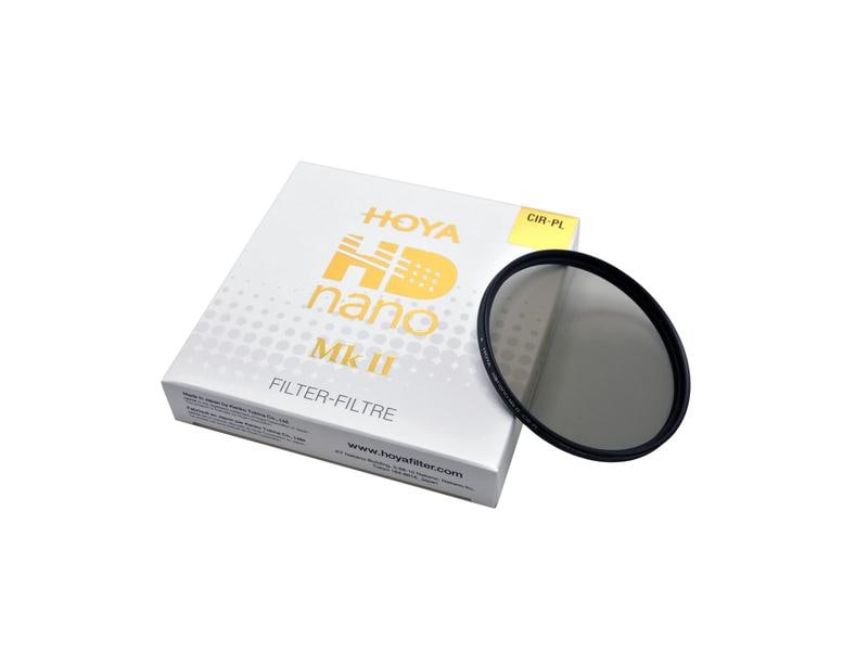 Hoya Polfilter HD Nano Mk II CIR-PL – 82 mm Schmaler, leichter Zirkular-Polfilter mit Nanobeschichtung