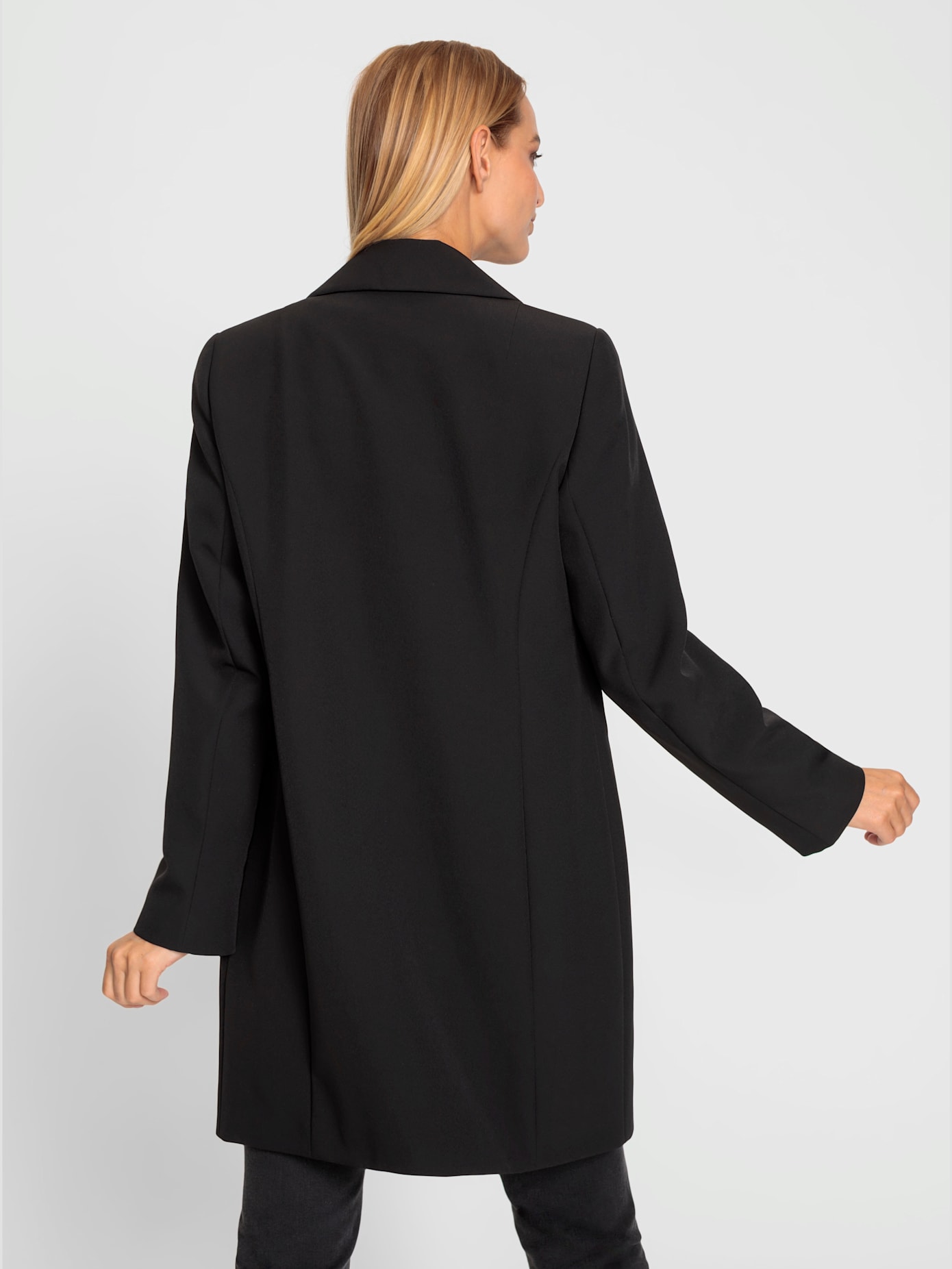 Manteau matière douce au joli tombé