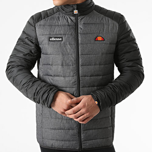 Doudoune Tartaro SHK07397 Gris Anthracite Chiné Noir