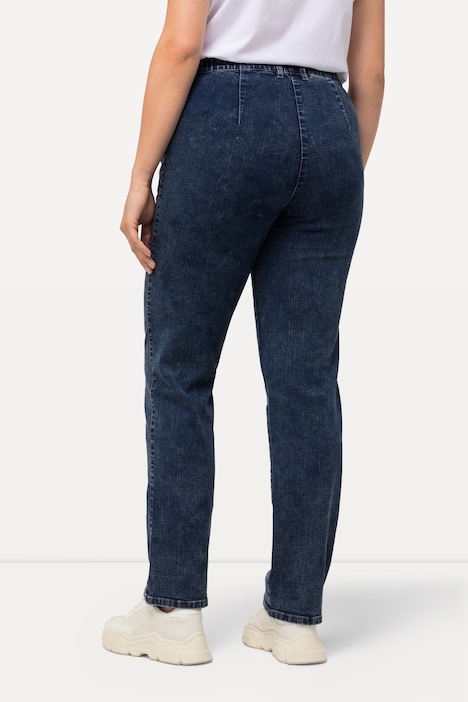 Jeans Mony, konisches Bein, Stretch, Zipptaschen
