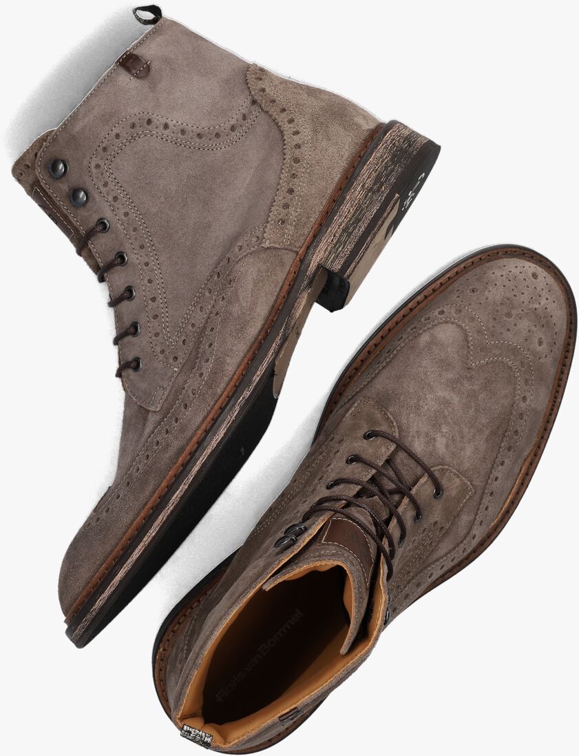 FLORIS VAN BOMMEL taupe floris van bommel veterboots sfm-80035