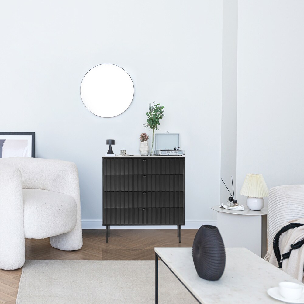 Kommode KARBY K Melaminharzbeschichtete Spanplatte hjh LIVING