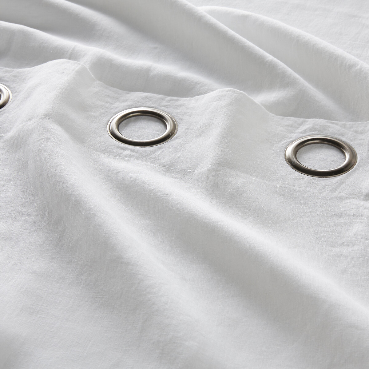 LA REDOUTE INTERIEURS<br>Cortina de linho lavado com ilhós Onega
