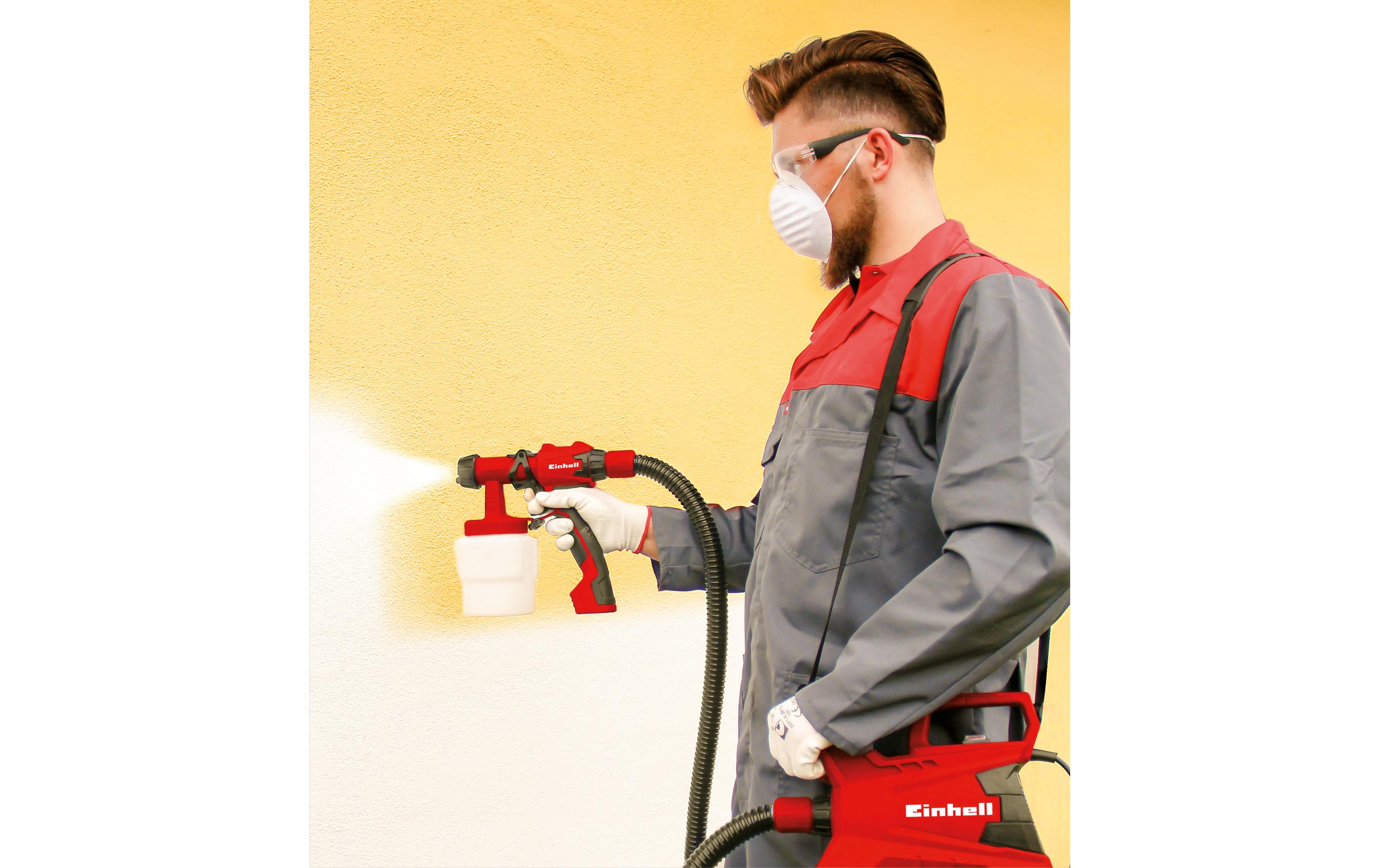 Farbsprühsystem TC-SY 700 SHalbstationäre Farbsprühpistole mit 1000 ml Behälter