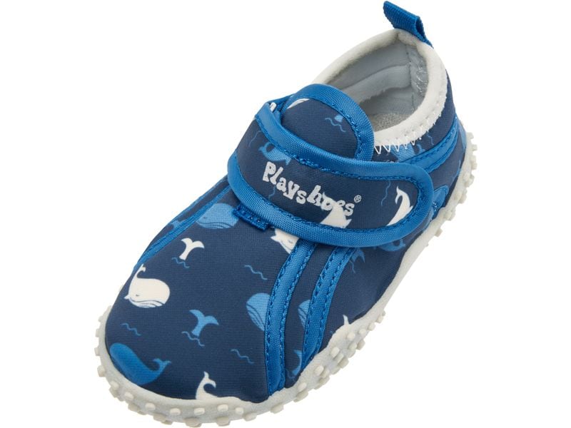 Playshoes Badeschuhe Wal Marine Gr. 20-21 Aqua-Schuhe mit Klettverschluss