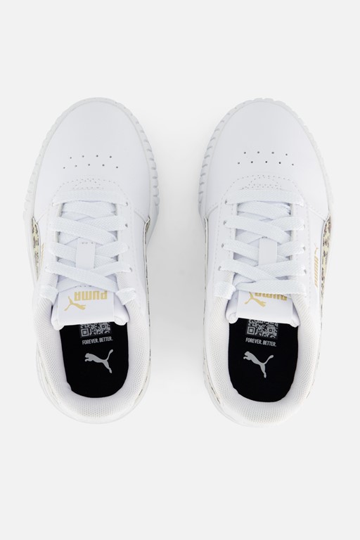 Puma Carina 2.0 Animal Sneakers wit Leer