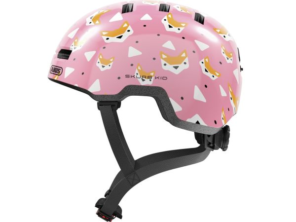 Abus Skurb Kid Cykelhjelm, Rose Foxes