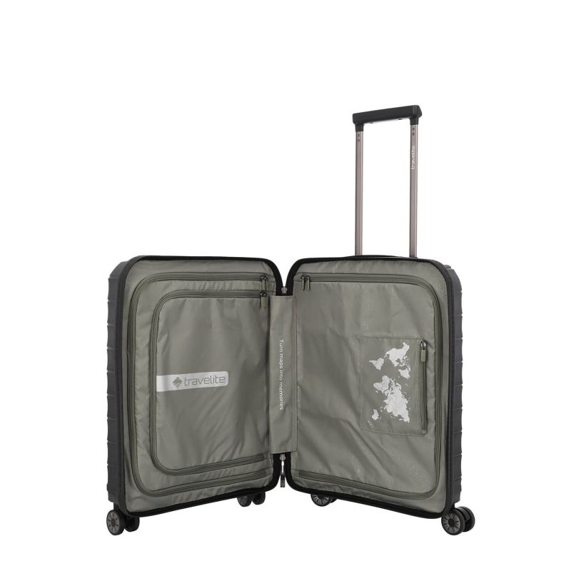Valise cabine rigide Mooby 55 cm Noir