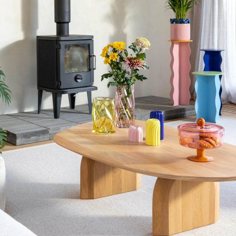 &klevering Marshmallow vaas Ø12x25 roze
