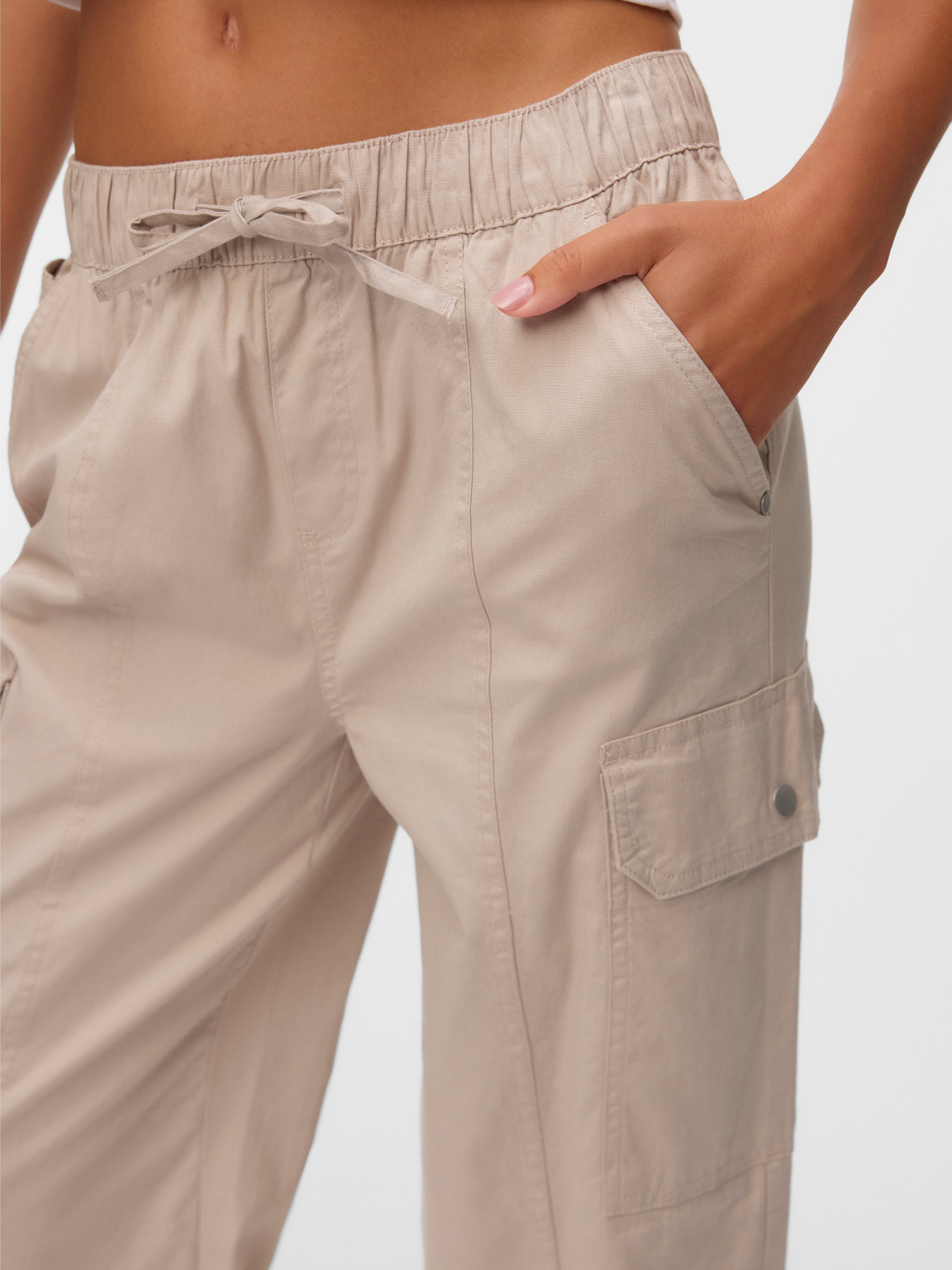 VMKARLIE Mid waist Cargobroeken