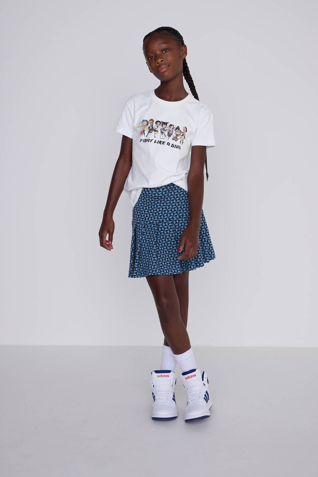 Coolcat Rok Mackenzie met Geometrisch Jacquard Patroon