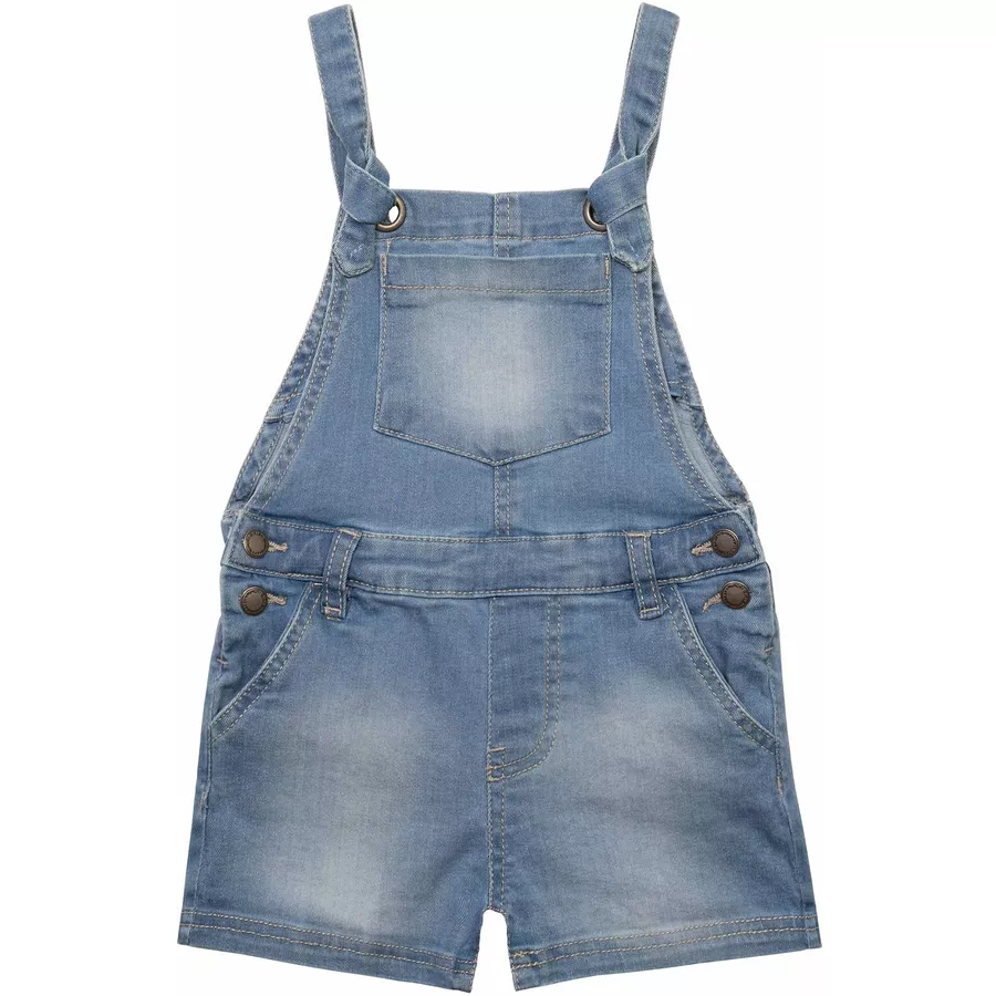 MINOTI Jeanslatzhose Hellblau Meliert