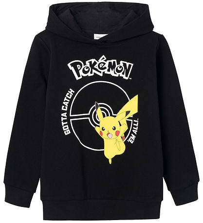 Name It Kapuzenpullover - Noos - NkmNoscar Pokémon - Schwarz