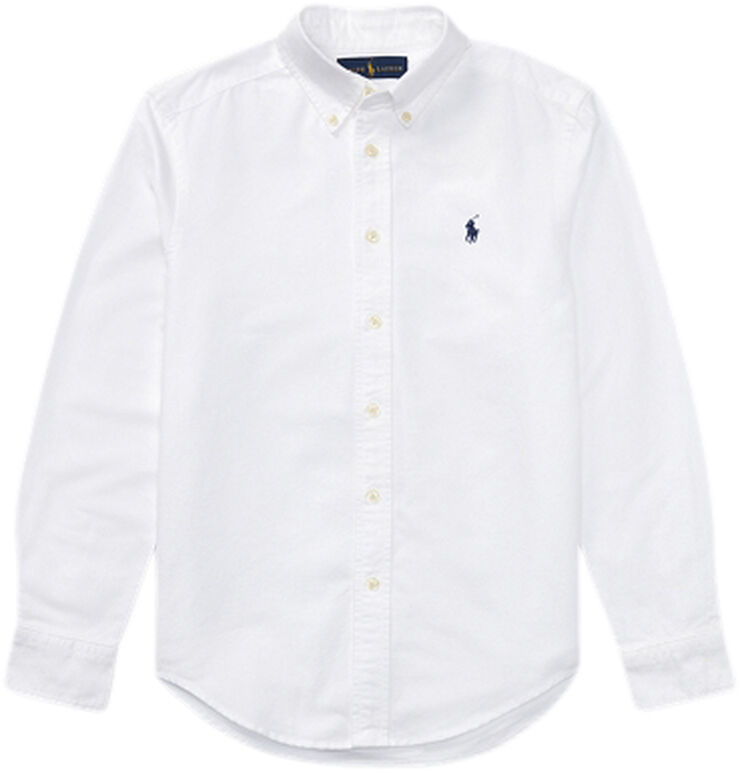 Polo Ralph Lauren Slim Fit Cotton Oxford Shirt Hvid