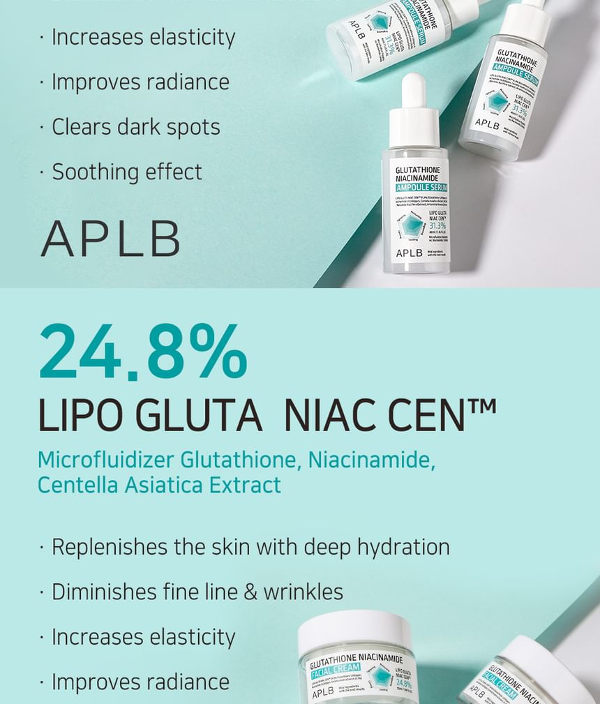 APLB - Glutathion Niacinamide Huid 4 Types Zakjesset