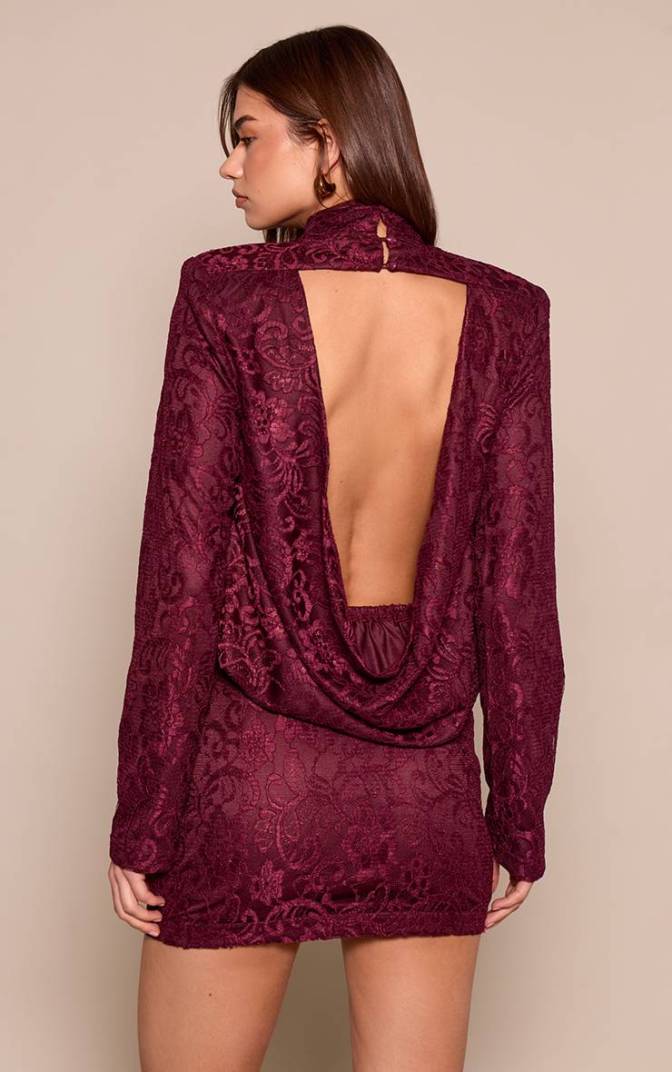 Rouge Vin Top Drapé À Épaulettes En Tissu Tissé