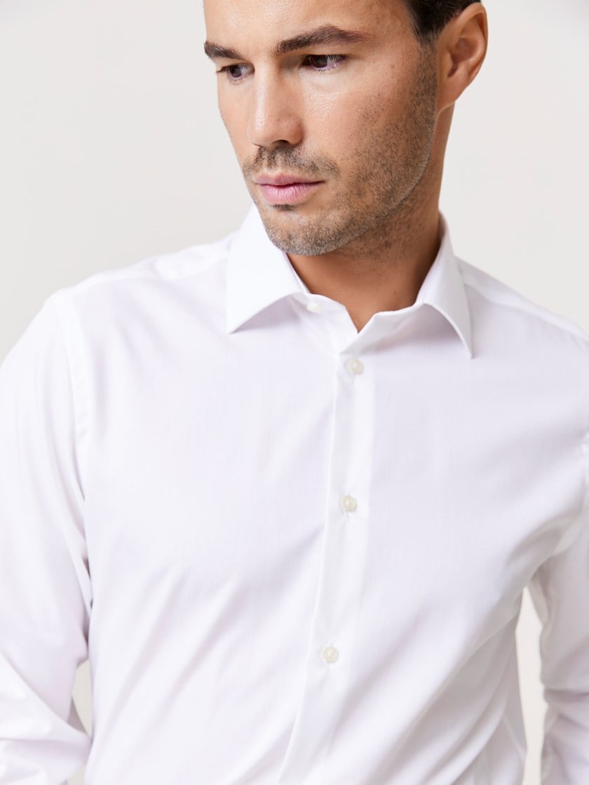 Marco strykefri skjorte Bleach White