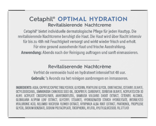 Cetaphil Optimal Hydration Revitaliserende Nachtcrème﻿ 48GR