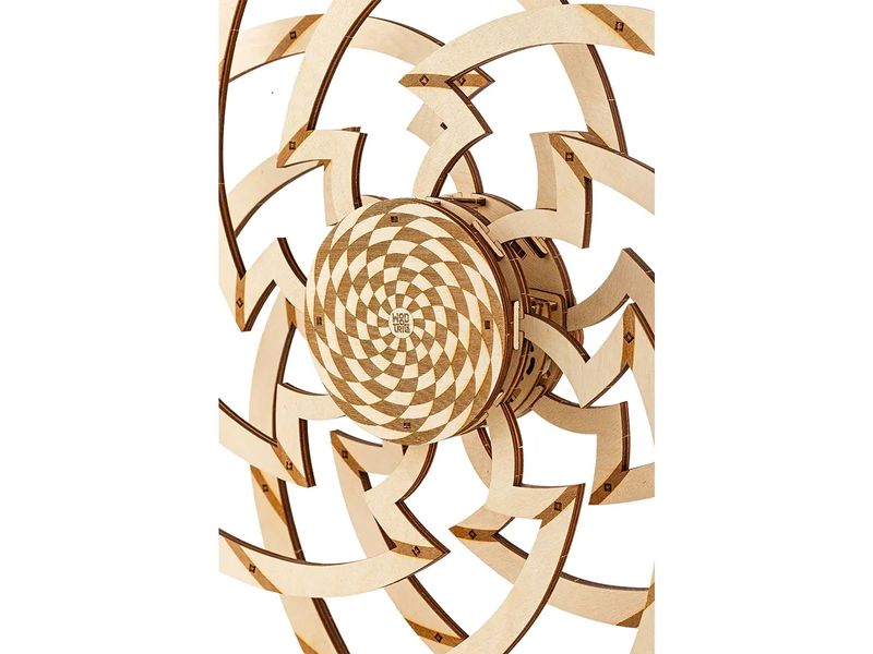 WoodTrick Bausatz Vortex Hypnotic Mechanische Deko als Holzbausatz