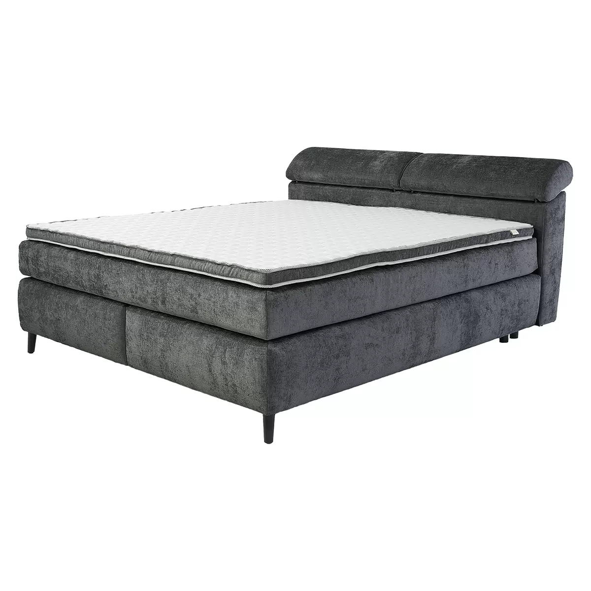 Boxspringbett Dora 180x200 Anthrazit