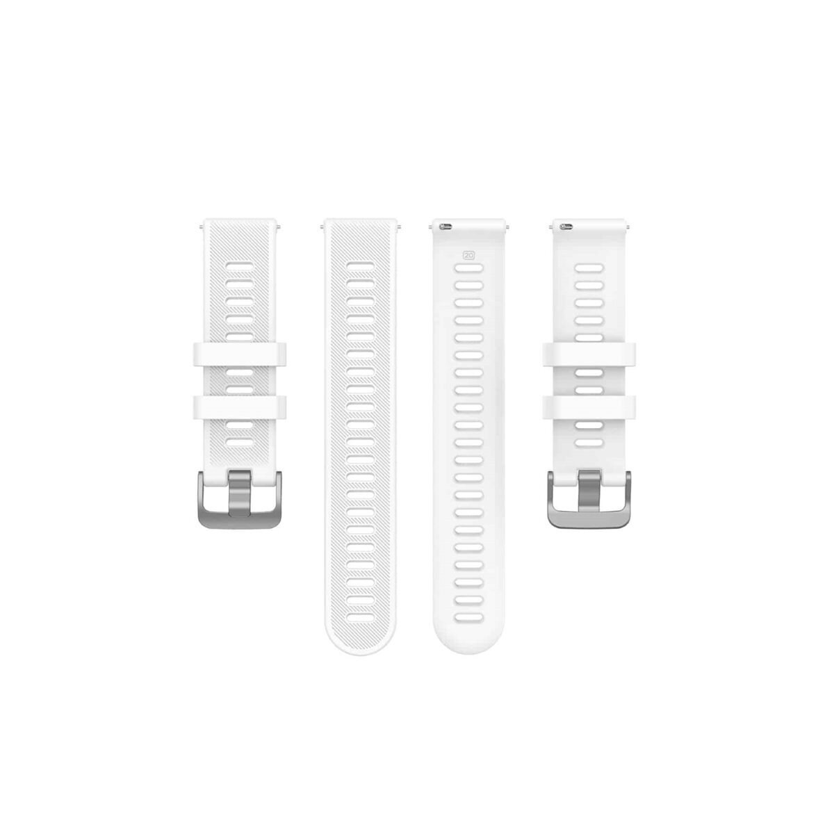 RIB klokkereim Samsung Galaxy Watch 3 (41mm) - Vit