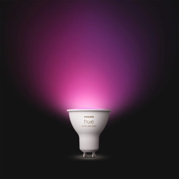 Philips Hue spot - wit en gekleurd licht 4.2W - 1 spot - GU10