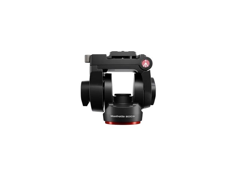 Manfrotto 500X Fluid-Kopf Stativkopf für Benutzer von spiegellosen Kameras