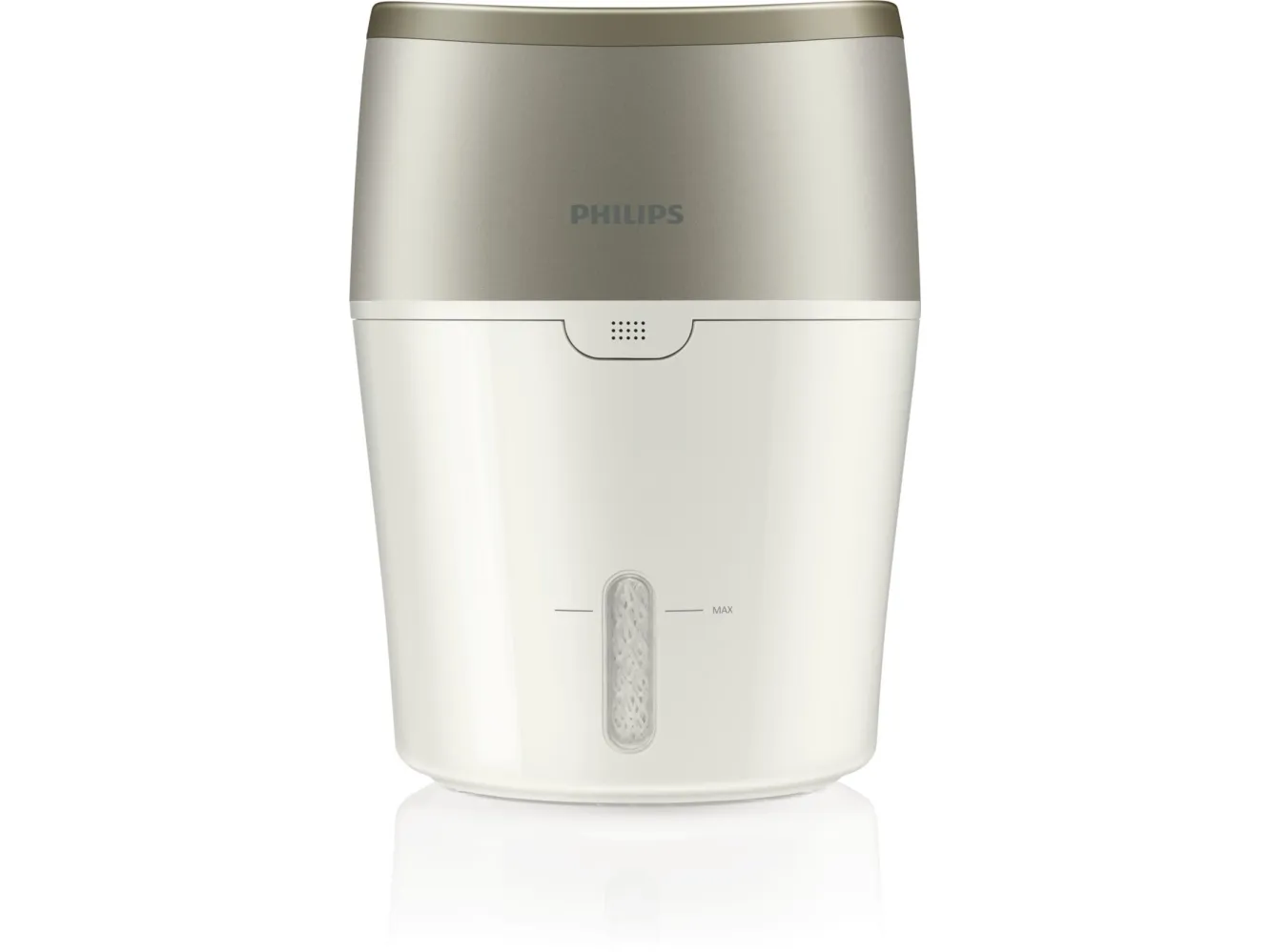 Philips HU4803 - Luftfugter - mobil - østers metallisk/hvid