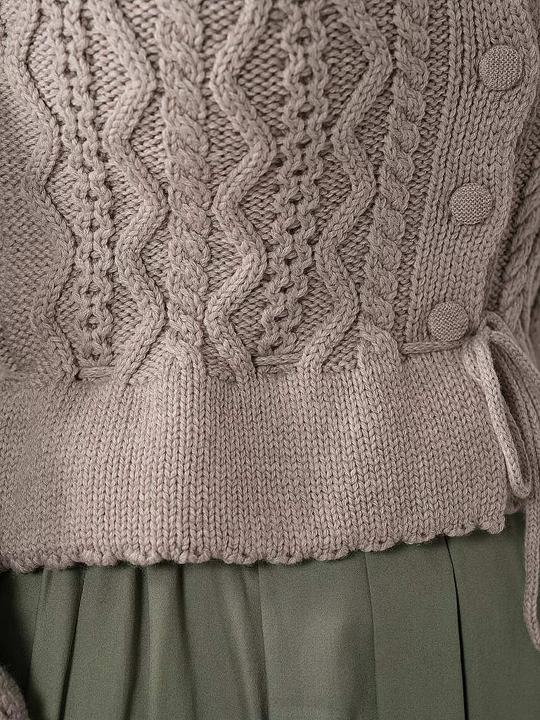 GOTTSEIDANK Trachten Strickjacke LENE  beige