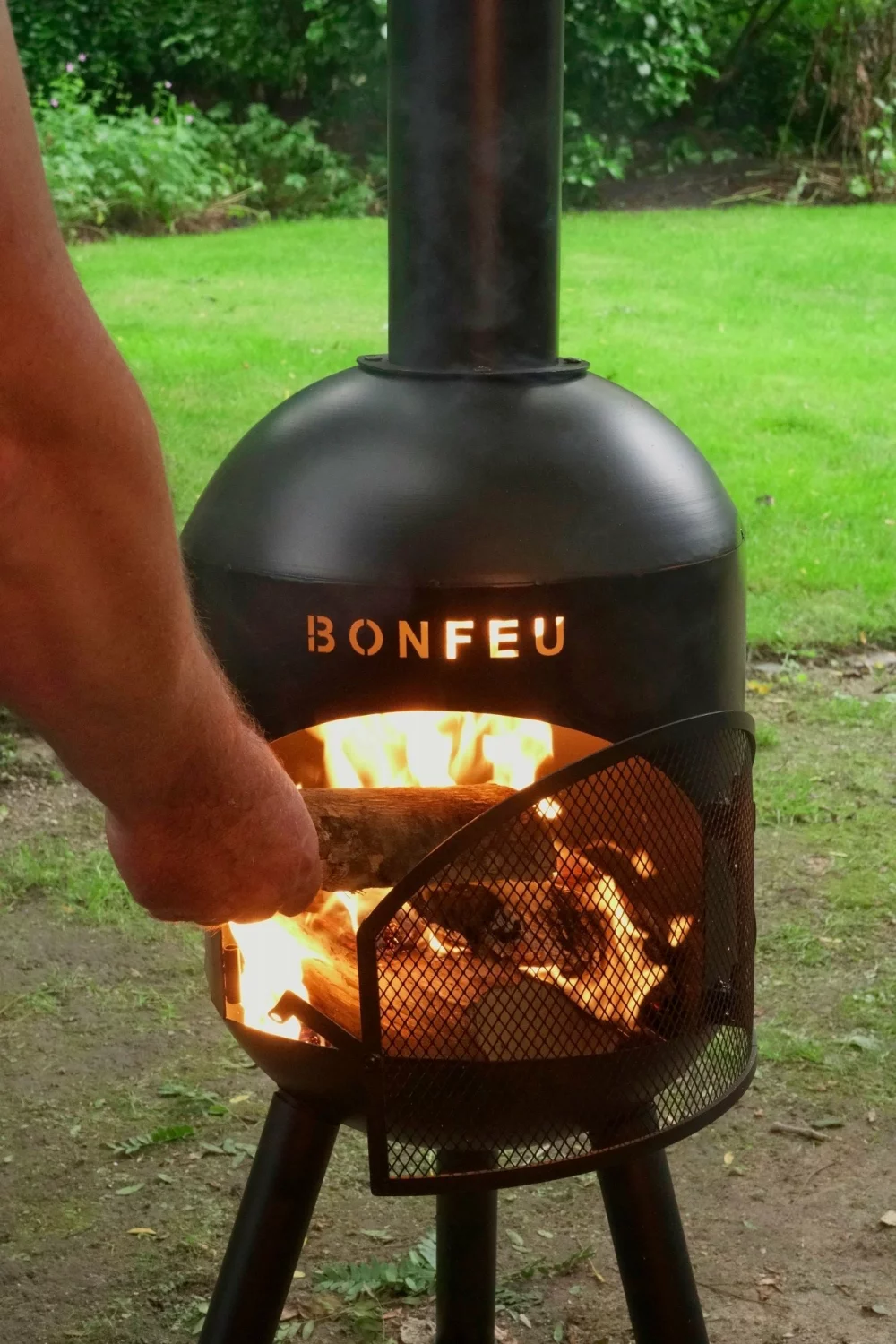 BonFeu 3401 Tuinhaard BonSolo - Zwart - 126cm - 34cm