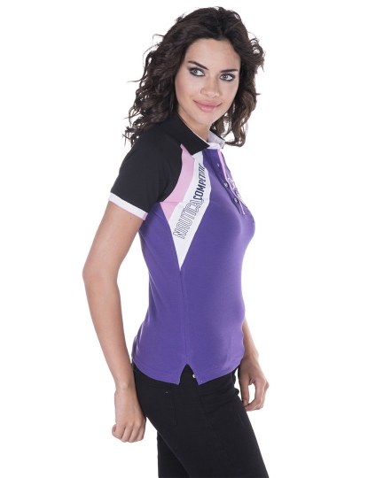 Purple Nautical Polo
