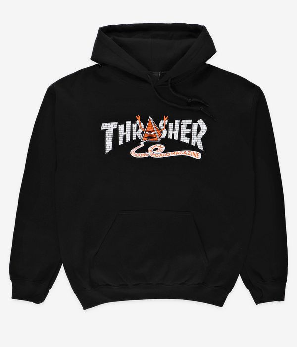 Thrasher x Toy Machine Pyramid Hoodie (black)