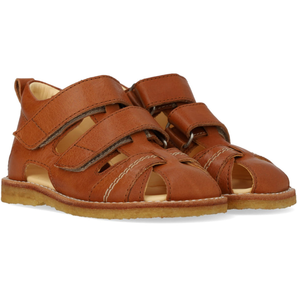 Begyndersandal m. Velcro Cognac 0506-101-1545