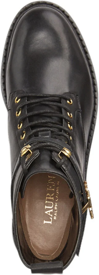 Lauren Ralph Lauren Eldridge Burnished Leather Boot Sort