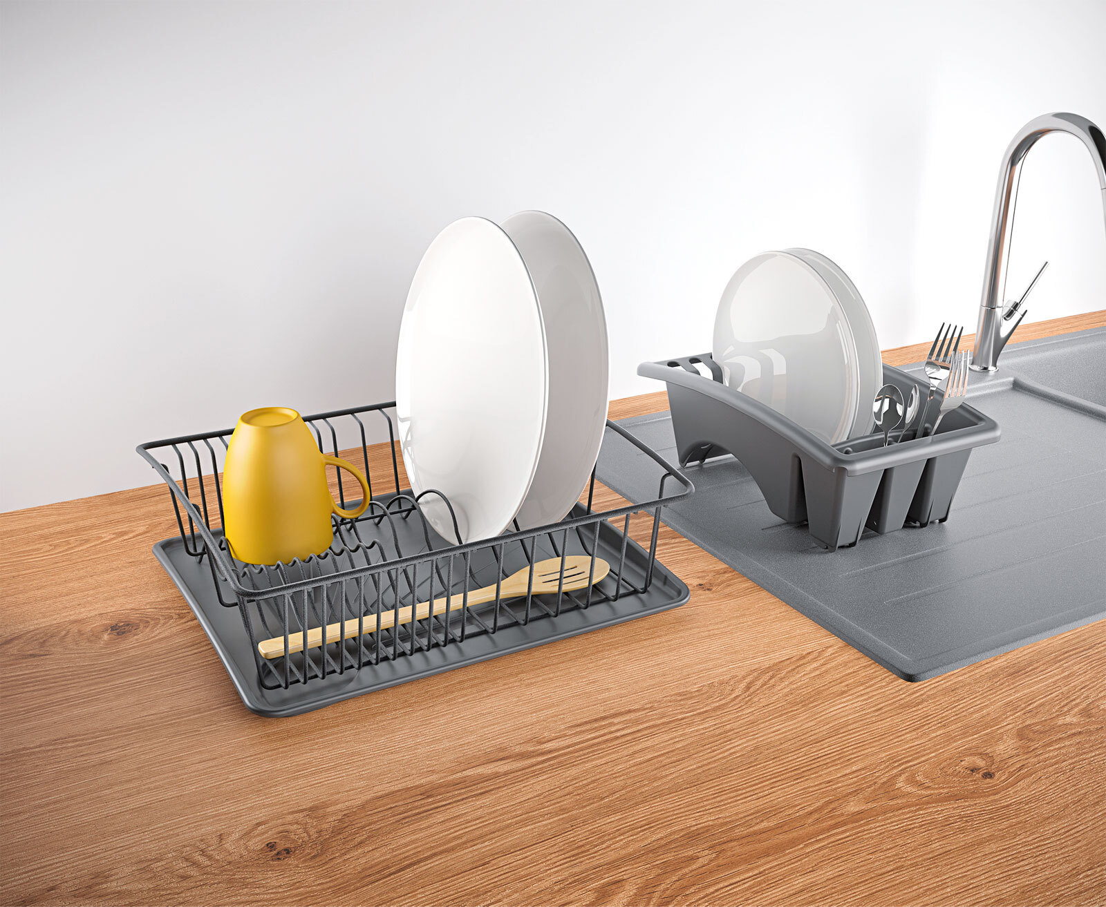 metaltex Spülkorb Aquatex Plus Lava grau
